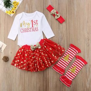 Robes de spectacle pour la première Noël des enfants, robes de Noël blanches fantaisie pour petites filles, vente en gros - Product Image 2