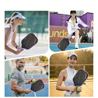 Hochwertiges Graphit-Pickleball-Schläger-Set für Senioren mit thermogeformter und texturierter Oberfläche, inklusive Pickleball-Starter-Set