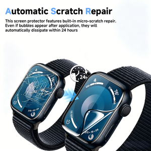 Protector de Pantalla de Vidrio HD (Paquete de 2) para <span class=keywords><strong>Apple</strong></span> <span class=keywords><strong>Watch</strong></span> Series 9 8 <span class=keywords><strong>7</strong></span>, Kit de Alineación Automática, Fábrica con Certificación REACH ISO14001 - Product Image 4