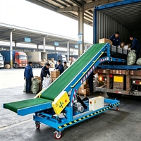Convoyeur à bande mobile pour le chargement et le déchargement de camions, la distribution de colis express, les hubs de distribution et la manutention de matériaux