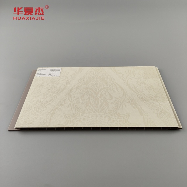 Modern Style PVC Laminated Wall Panel Beat Selling Waterproof WPC Ceiling Panel for Indoor Decoration Easy Grid Installation