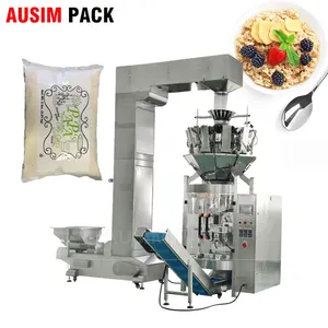 10g,1kg,5kg 20kg 30kg 50kg tam otomatik büyük pet gıda/pirinç/tahıl/çimento plastik torba dikey paketleme makinesi