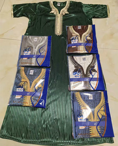 ثوب مغربي مطرز للرجال من CCY لرمضان والعيد، زي إسلامي بقماش لامع، جبة طويلة - Product Image 4