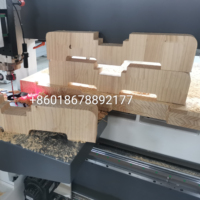 Routeur CNC de 150 mm d'épaisseur pour la découpe du bois massif, moteur NC Studio PLC 9KW+2.2KW, puissance du broche pour le traitement des meubles européens