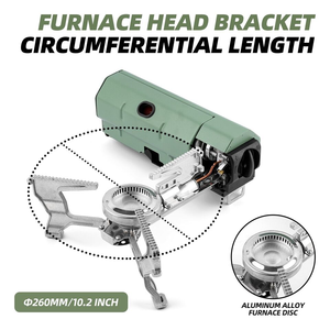 Réchaud à gaz de <span class=keywords><strong>camping</strong></span> portable pliable, réchaud à cassette pour la randonnée en plein air, la cuisine en voyage, réchaud à gaz portable au <span class=keywords><strong>butane</strong></span> - Product Image 4