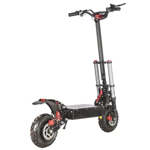 I produttori esportano 48V 11 pollici 70 Km/h scooter elettrico per adulti fuoristrada a doppio motore ad alta velocità