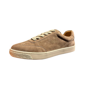 QHCCID Baskets décontractées en daim pour hommes, talon bas, semelle extérieure en caoutchouc, confortables pour le quotidien et la marche - Product Image 2