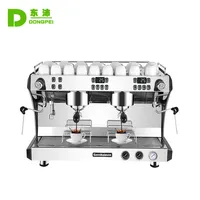 वाणिज्यिक एस्प्रेसो कॉफी मशीन/स्वत: इटली कैफे निर्माता मशीन 2 समूह