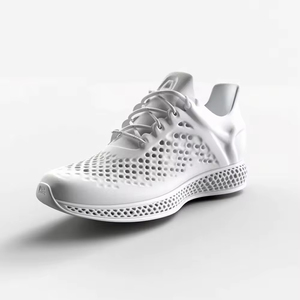 Custom TPU 3D Printed Running <b>Shoes</b> SLA Elastic Soft Sneakers Lightweight Breathable Athletic Casual Footwear 3MF/STL Supported - Product Image 4