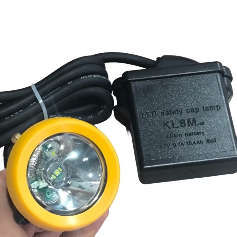 3.7V KL8M(A) 20000 Lux 20 Hours Working Time Coal Mining Cap Lamp LED Rechargeable Battery