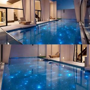 Luz LED para Piscina Elanby de Fibra Óptica PMMA Transparente con Efecto Cielo Estrellado, Control Remoto, 3500K Blanco Cálido, Garantía de 2 Años, -40°C +70°C - Product Image 4