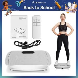 <span class=keywords><strong>Plateforme</strong></span> <span class=keywords><strong>vibrante</strong></span> verticale professionnelle avec écran LED et télécommande pour entraînement complet du corps à domicile - Product Image 2