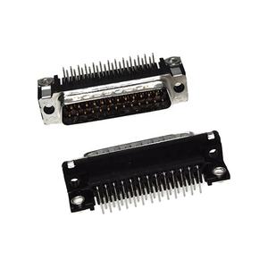 Conector Jeking D-SUB de 25 pines, en ángulo recto, para soldar, obsoleto, de montaje en bandeja, con orificio pasante 5747238-2 - Product Image 5