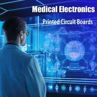 Fabricant de cartes de circuits imprimés (PCB) médicaux ISO13485, classe 3 IPC, FR4, haute teneur en TG, sans halogène, sans plomb, faible CTI, service rapide