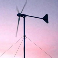 Inverter hybride 2KW 48v Turbine éolienne 3000W Générateur d'énergie libre Prix de la turbine éolienne