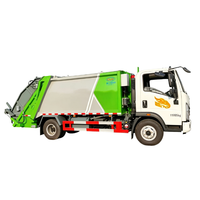 Camion Compattatore di Rifiuti ad Alta Efficienza 10CBM Sinotruk Homan per Trasporto Rifiuti Urbani e Rurali