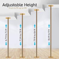 Golden Pole Dance & Carry Bag / Indoor Anti-slip Tube Dancing Pole 9ft Réglable Hauteur