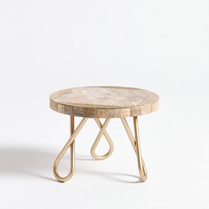 Wholesale <b>Marble</b> Texture Wooden Serving Tray Natural Iron <b>Stand</b> Gold Metal Frame New Ins <b>Cake</b> Fruit Dessert Snack Ins Decor - Product Image 5