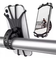 Support de téléphone de vélo en silicone pour poignée de voiture RTS Compatible Samsung/Huawei pour accessoires de support de motos inclus