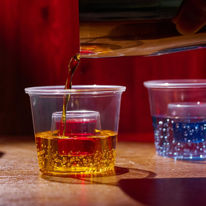 Bền 4oz dùng một lần máy bay ném bom ly cho các bên đám cưới Tạ Ơn Halloween Giáng sinh màu nhựa drinkware - Product Image 5