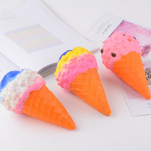 Juguetes Blandos de Cono de Helado Gigante, Juguetes Sensoriales de Relajación de Subida Lenta, Juguetes Suaves para Aliviar el Estrés y la Ansiedad para Adultos, Niños y Personas con Autismo - Product Image 4