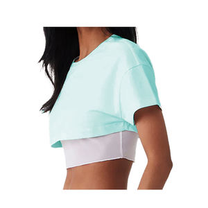 Débardeur court respirant et tendance pour femme avec doublure en maille pour un look urbain cool - Product Image 6