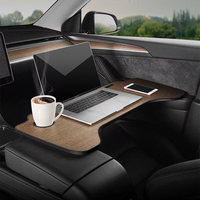 Table de bureau pour Tesla Model Y 3, support pliable pour ordinateur portable sur le volant, plateau pour manger et boire