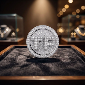 Bagues de luxe en or 18 carats avec diamants ronds taille brillant, diamants de laboratoire certifiés IGI, unisexe, pour usage quotidien - Product Image 6