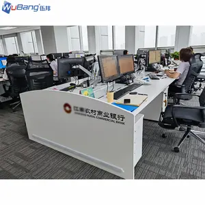 Mesa de console para bancos, console de controle inteligente personalizado, fabricante chinês, centro de operação de móveis, sala de controle