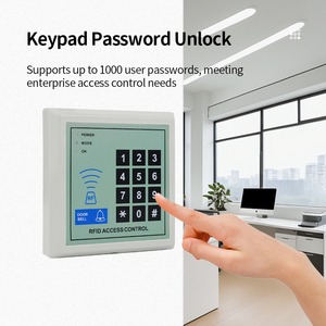 قارئ بطاقات RFID خارجي مقاوم للماء من مادة ABS مع نظام التحكم في الوصول بالرمز السري وإدارة الحضور الذكي - Product Image 5