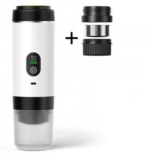 Cafetera Automática Portátil, Funciona con Batería, para Uso en Automóviles y Caravanas con USB Hoteles compatibles. 12 barras de presión, capacidad para 2 tazas - Product Image 1