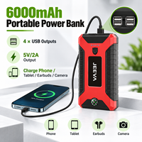 Démarreur de voiture compact 12V 6000mAh 240A pour alimentation d'urgence en bord de route