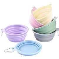 Bol pliable pour animaux de compagnie, léger, en plastique, manuel, solide, étanche IPX7, pour chats et chiens, petits animaux, utilisation en voyage