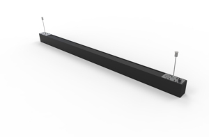 Lámpara lineal LED con interruptor CCT, alto CRI 80 y 140lm/W, luminaria suspendida para oficina y hogar - Product Image 2