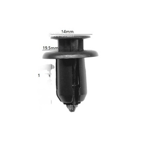 Auto Plastic Rivet <b>Clips</b> Black 10mm For <b>Car</b> Bumper Repair Replacement Parts - Product Image 3