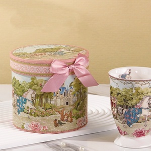 Set <span class=keywords><strong>da</strong></span> Tè in Ceramica Stile Carrozza Nuziale, Set <span class=keywords><strong>da</strong></span> Caffè Britannico, <span class=keywords><strong>Teiera</strong></span> <span class=keywords><strong>e</strong></span> <span class=keywords><strong>Tazze</strong></span> in Porcellana, Set Regalo per il Tè - Product Image 4
