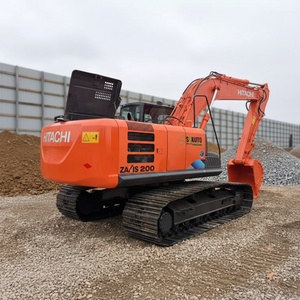 รถขุดฮิตาชิ 200-5g มือสอง ขนาด 20 ตัน เครื่องยนต์อีซูซุนำเข้าแท้ ปั๊มไฮดรอลิก เครื่องจักรก่อสร้าง รถขุดฮิตาชิ 200-5g มือสอง - Product Image 1