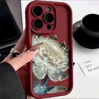 Coques de téléphone portable de luxe antichoc à motif floral en promotion pour iPhone 17 Air 16 15 Plus Pro Max 14 13 12 11 X XR – Housse de protection arrière