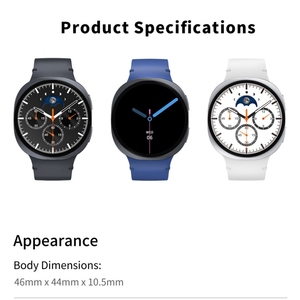 Design semplice HD8 Relojes Smartwatch BT chiamata 1.46 pollici IP68 impermeabile ChatGPT sonno Moniotoring uomo Sport Smart Watch 2025 - Product Image 5