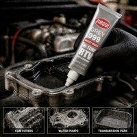 Mastic d'étanchéité RTV en silicone résistant aux hautes températures et à l'huile, pour boîtiers de pompe à huile et capteurs, non corrosif et sûr