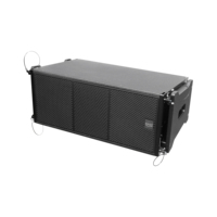 DASN LA10A 900W RMS Altavoz Activo de Dos Vías Tipo Line Array Clase D con DSP, Sistema PA de Rango Completo de Dos Vías con Doble Woofer de 10 Pulgadas para Conciertos