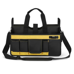 กระเป๋าเครื่องมือสำหรับงานหนัก กล่องเครื่องมือแบบพกพาพร้อมช่องเปิดกว้าง สายสะพายไหล่ปรับได้ กระเป๋าเก็บเครื่องมืออเนกประสงค์ - Product Image 6