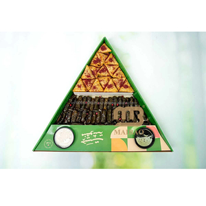 Custom New Arabic Takeout Bakery Pastry Ramadan food Box Fatayer Musakhan Samosa Warak Enab <b>Triangle</b> snack packaging - Product Image 4