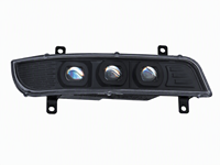 Phare antibrouillard LED complet en gros d'usine Shacman Xuande X6 à triple lentille avec double faisceau auxiliaire 28W 56W