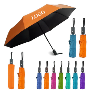 Paraguas Promocionales Clásicos Automáticos, Resistentes al Agua, de Fibra de Vidrio, Colores Personalizados, Resistentes al Viento, Plegables, de Viaje, de Tres Pliegues - Product Image 2