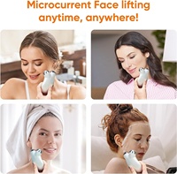 Appareil facial à microcourant, masseur facial Dispositif de microsculpture intelligent pour le visage, machine de réduction de double menton, anti-âge