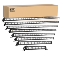 Barre lumineuse LED DXZ BAR-D1 ultra-mince de 13 pouces, 18W, 12-24V, pour voiture/camion, éclairage de travail tout-terrain 4x4, lumière auxiliaire pour la modification/amélioration