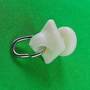 Durable Plastic Curtain Track Rollers Modern Gliders Metal Ring <strong>Hooks</strong> <strong>for</strong> Window Blind Drapery <strong>Rail</strong> System Replacement Rollers - Product Image 2