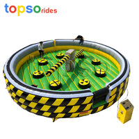 Gonflable Mécanique Wipe-out Fusion Manèges Jeu D'obstacle Jeux Interactifs Pour Enfants