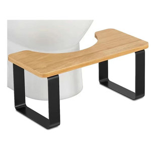 Factory wholesale <b>bamboo</b> and wood massage toilet <b>stools</b> and footrests, suitable for adults and children, available in stock. - Product Image 1